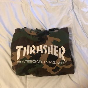 Thrasher Camo Hoodie